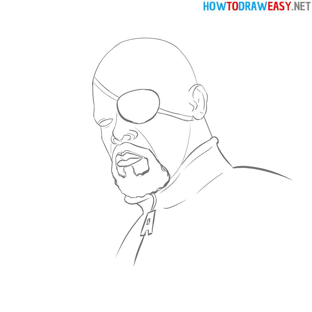How to Draw Nick Fury