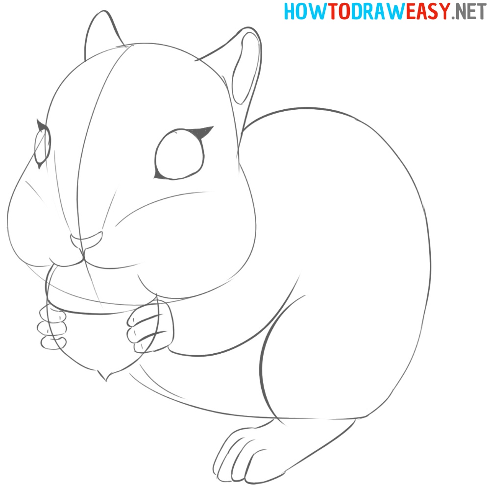 How to Draw Squirrel for Kids