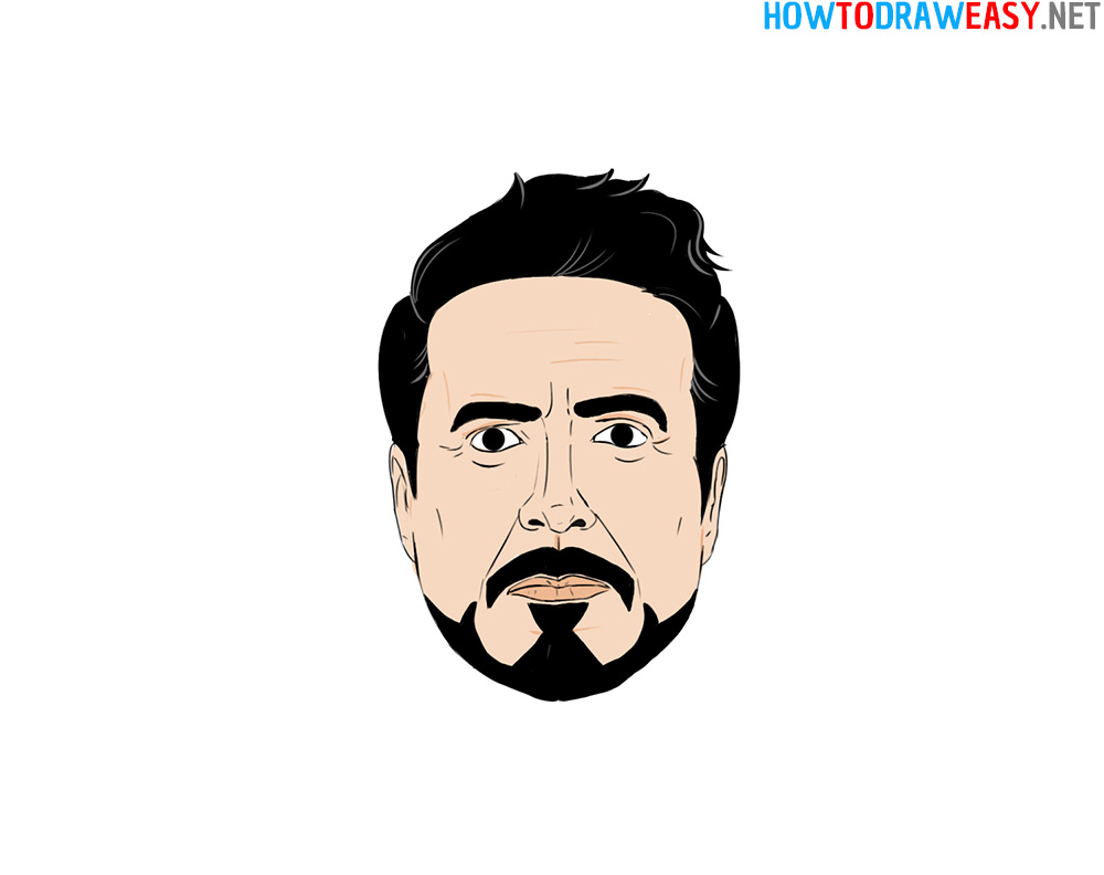 How to Draw Tony Stark