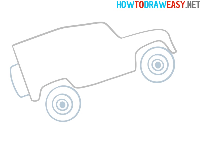 How to Draw a 4x4 Easy