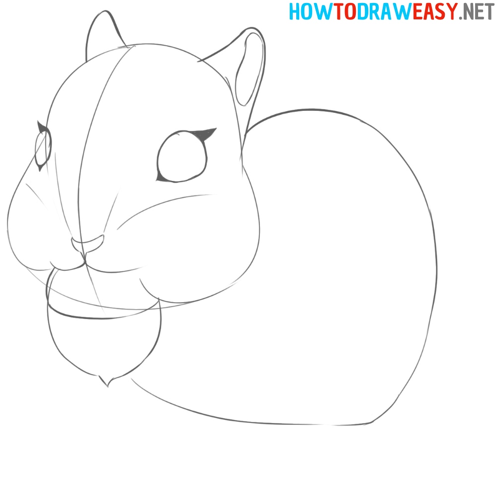 How to Draw a Cute Squirrel