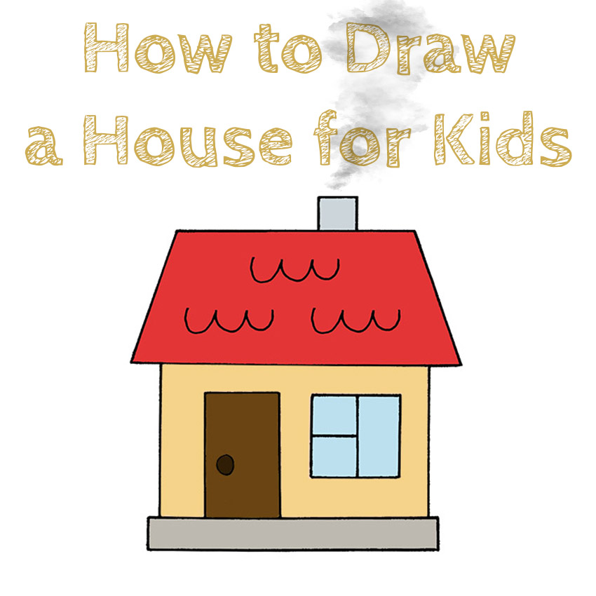 Get A Free Custom Savings Estimate - House Drawing For Kids Easy, HD Png  Download - vhv