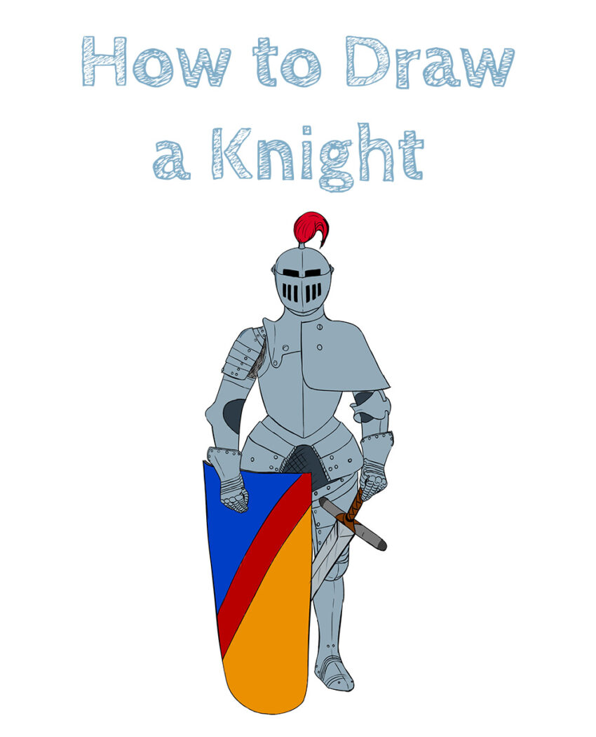 How to Draw a Knight How to Draw Easy