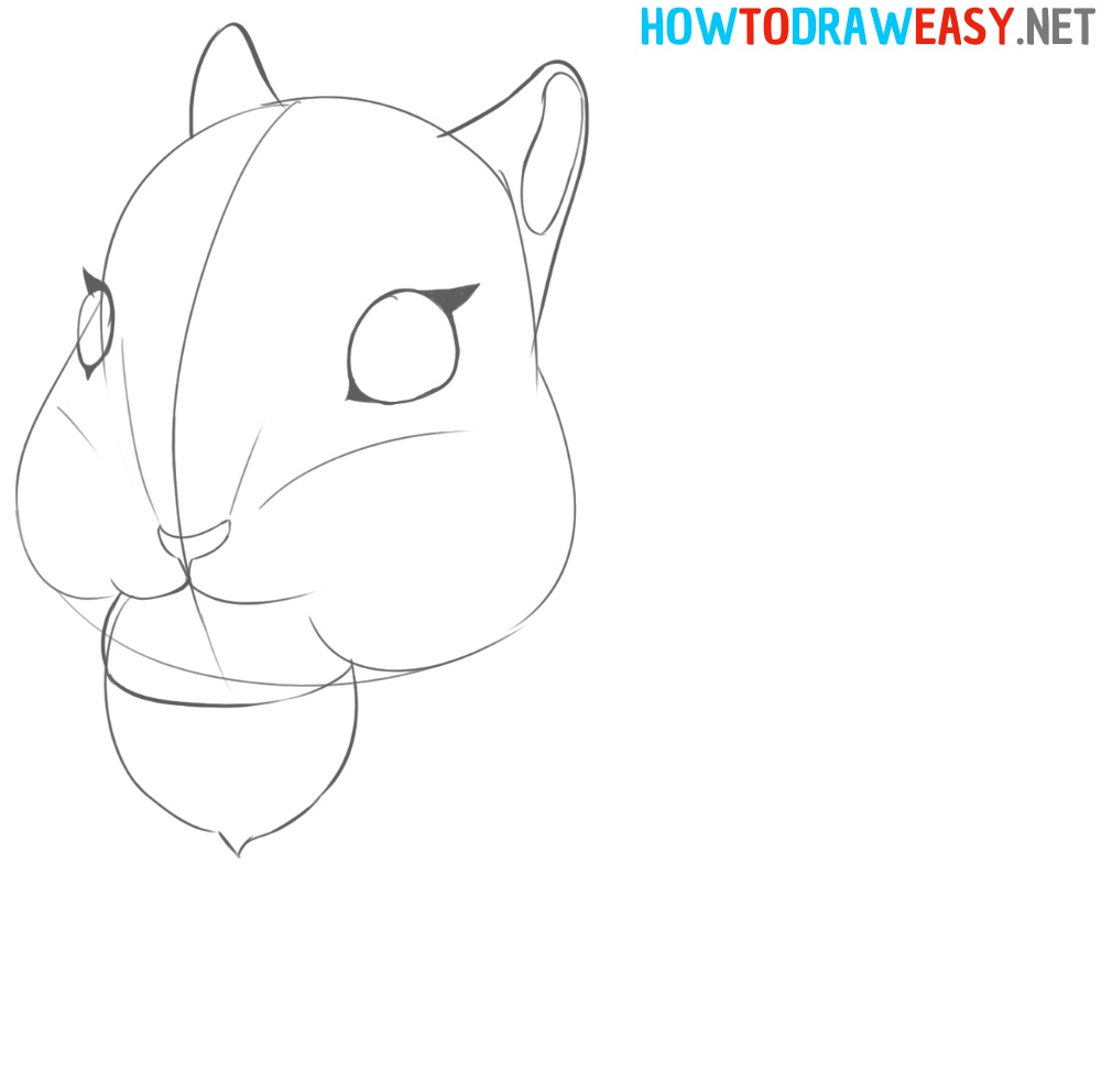 How to Draw a Simple Squirrel