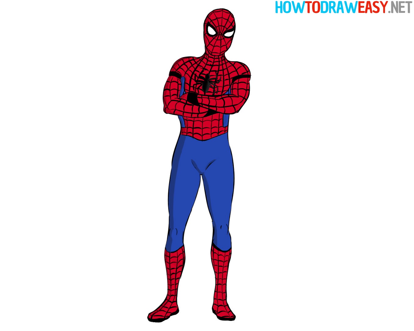 How to Draw a Spider Man Easy