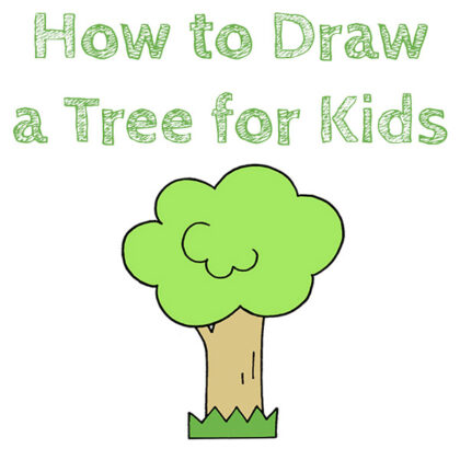 How to Draw a Tree Easy