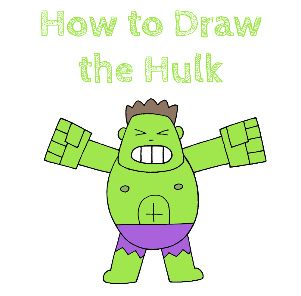 How to Draw the Hulk