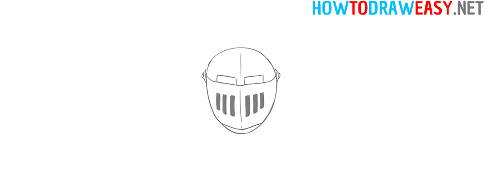 How to Sketch Knight Helmet