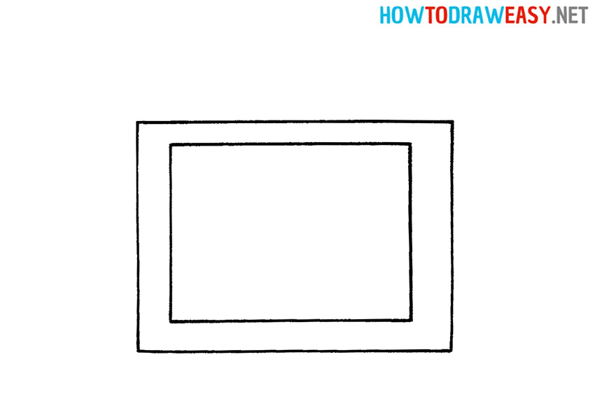 Learn How to Draw a TV for Kids
