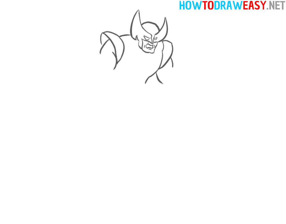 Sketch X-Men Wolverine