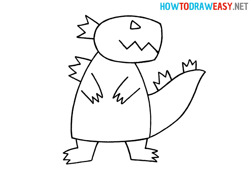 Sketching Godzilla