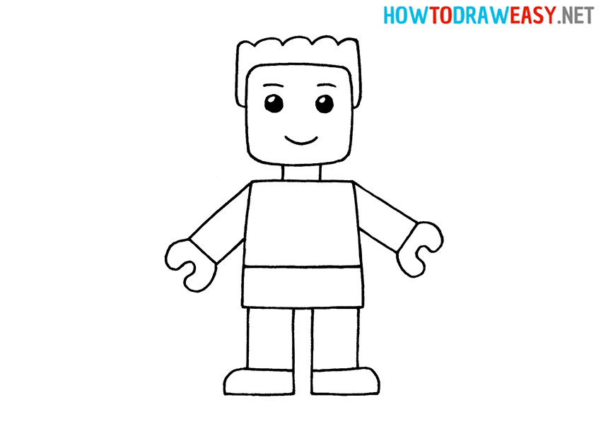 Sketching Lego Man