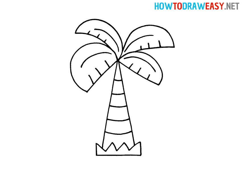 Sketching Palm Tree