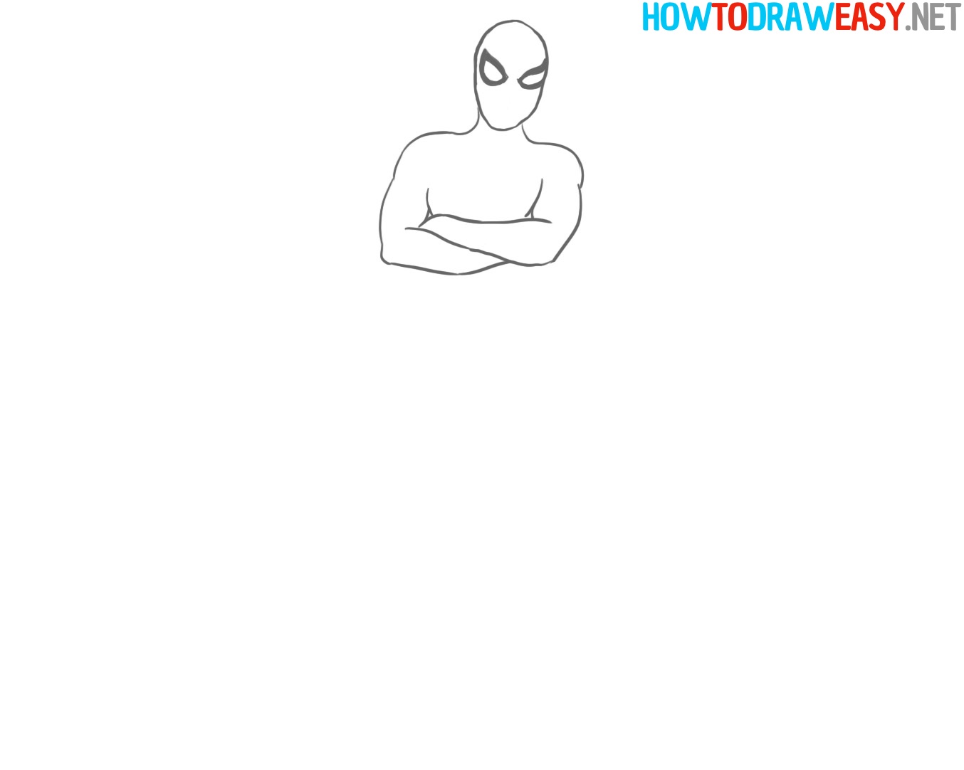 SpiderMan-hands-drawing-tutorial