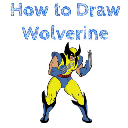 Wolverine How to Draw Easy