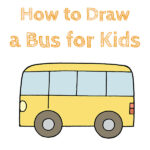 How to Draw a Bus for Kids