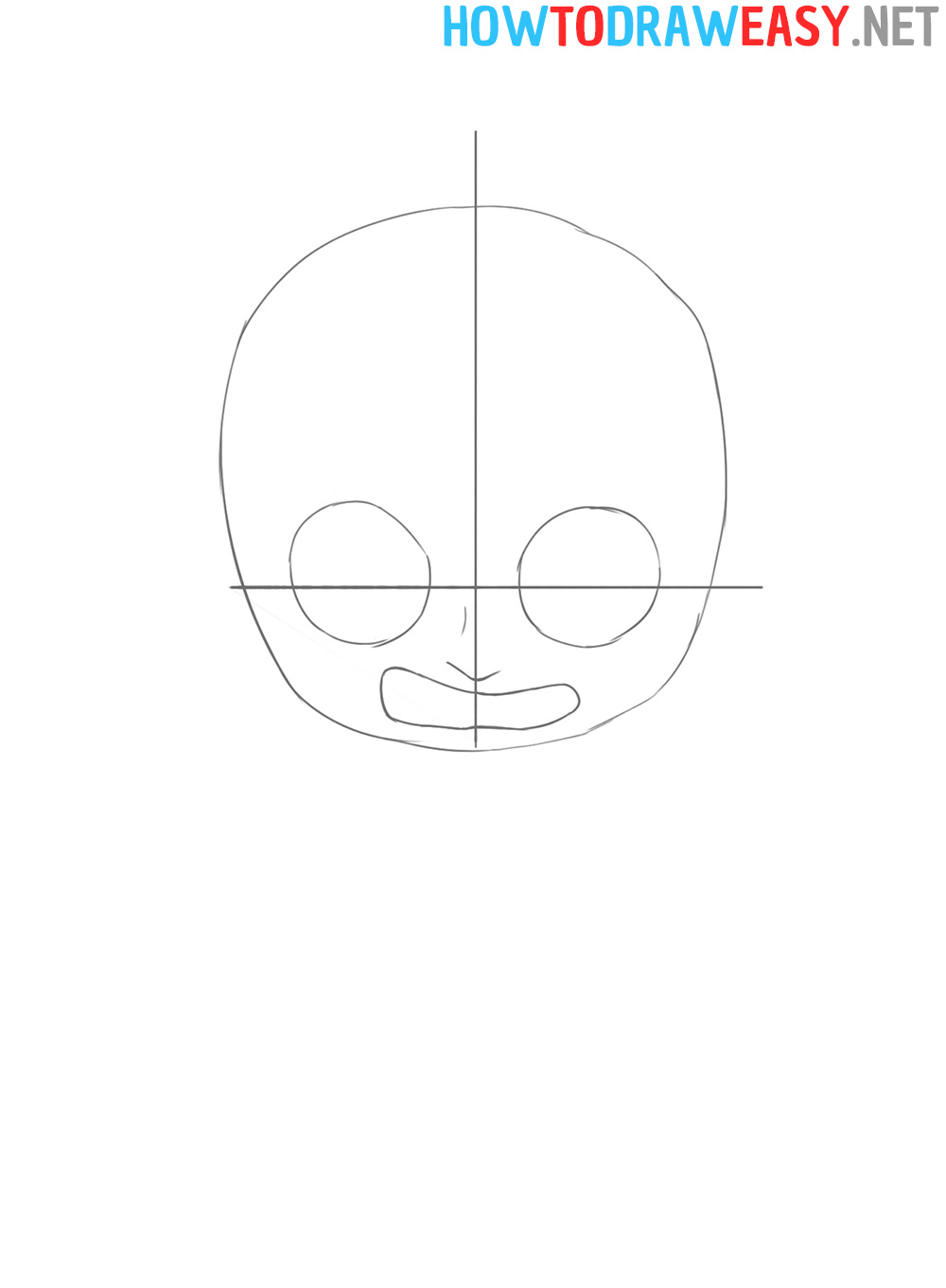 Chibi Face Drawing Simple