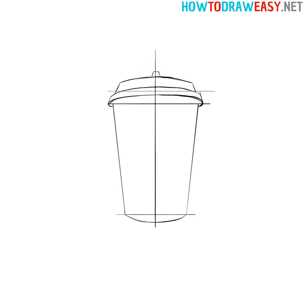 Coffee Cup Easy Drawing
