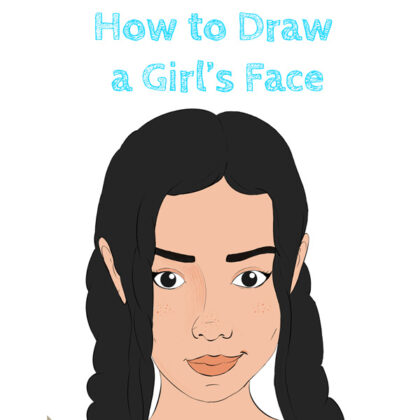 Cute Girl Face How to Draw