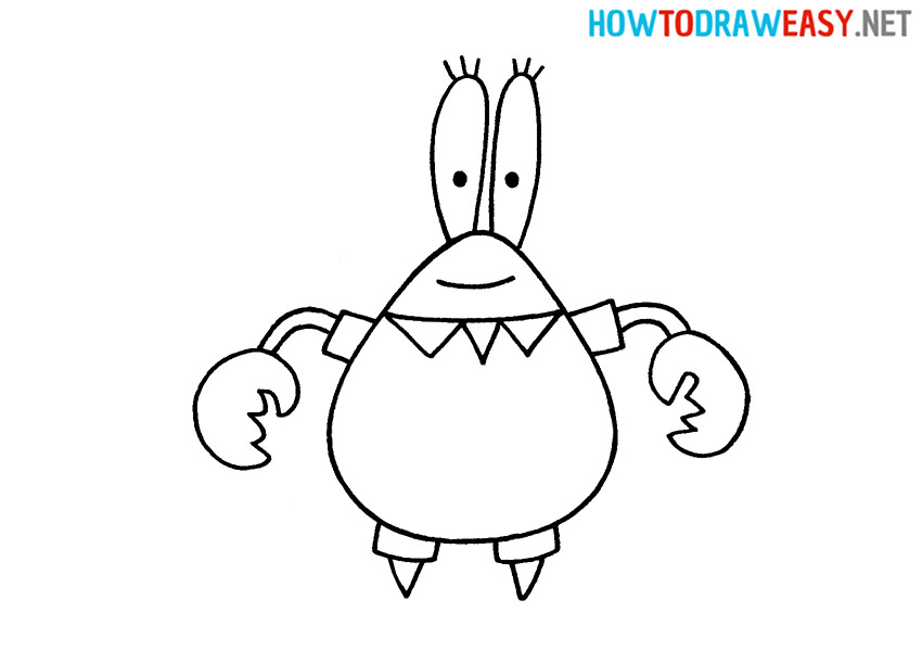 Draw Mr. Krabs