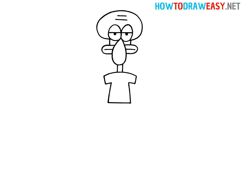 Draw Squidward