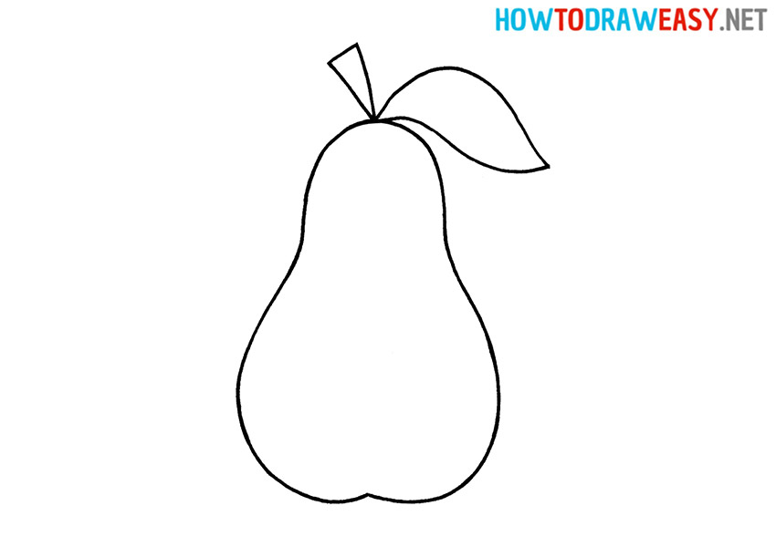 Draw a Pear for Kids