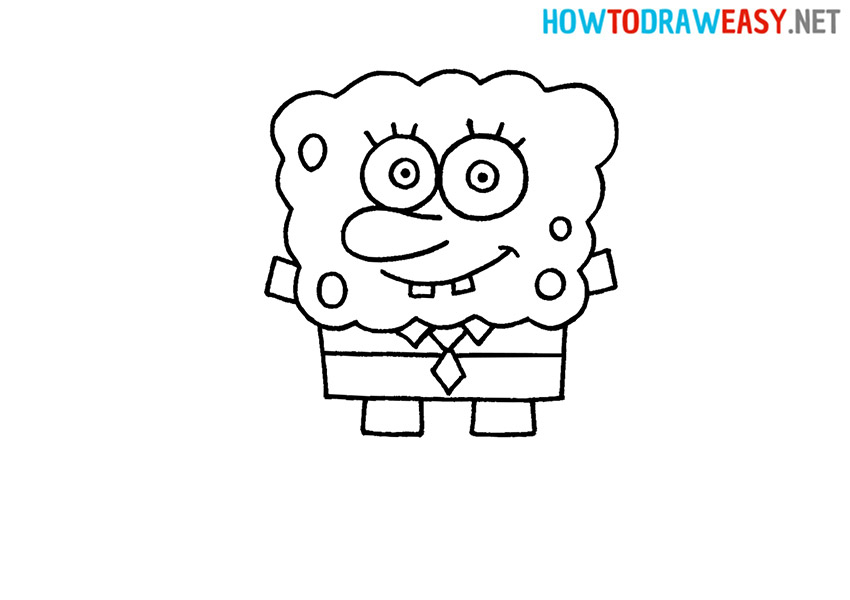 Draw a SpongeBob for Kids