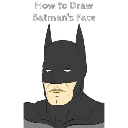 Drawing Tutorial Batman Head