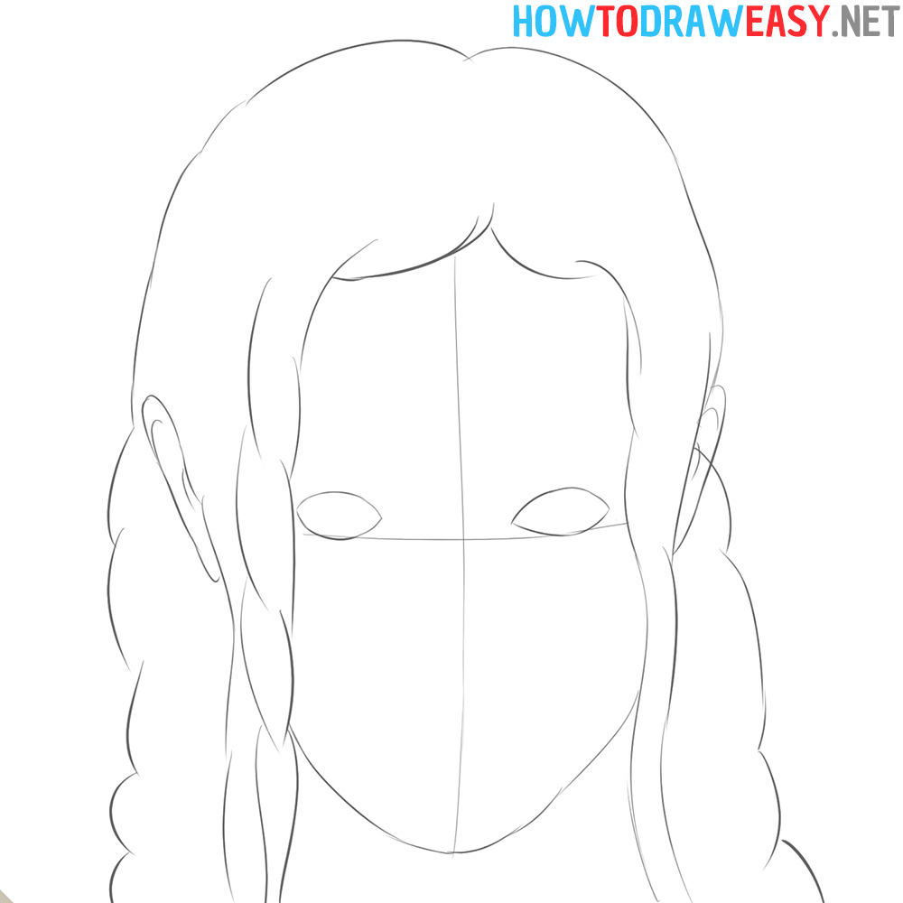 Girl Face How to Draw Easy