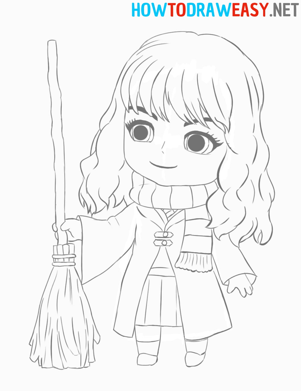 Hermione Granger Drawing Tutorial