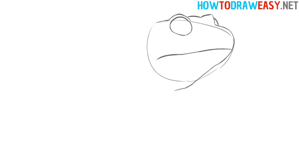 How to Draw Frog Simple