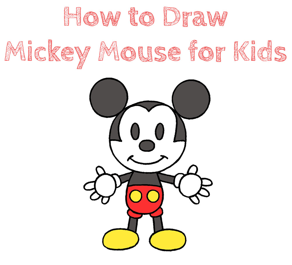 How to Draw Mickey Mouse for Beginners