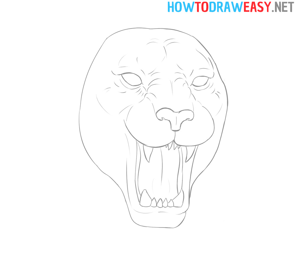 How to Draw Panther Animals