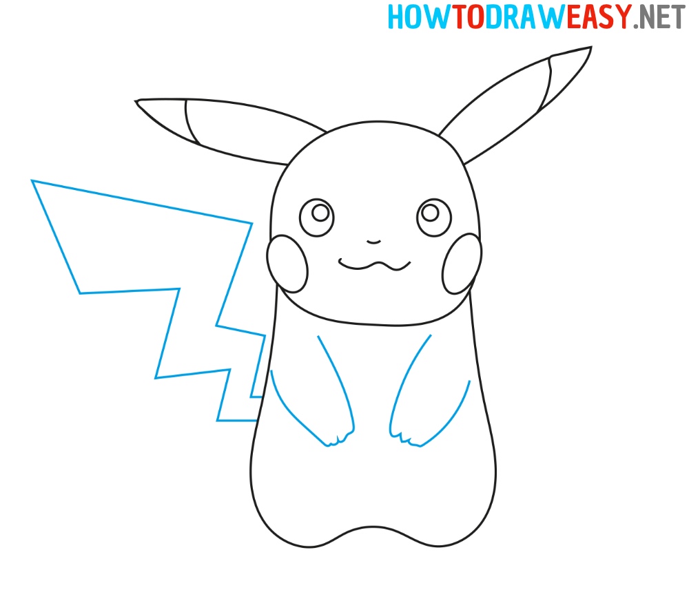 How to Draw Pikachu Cute