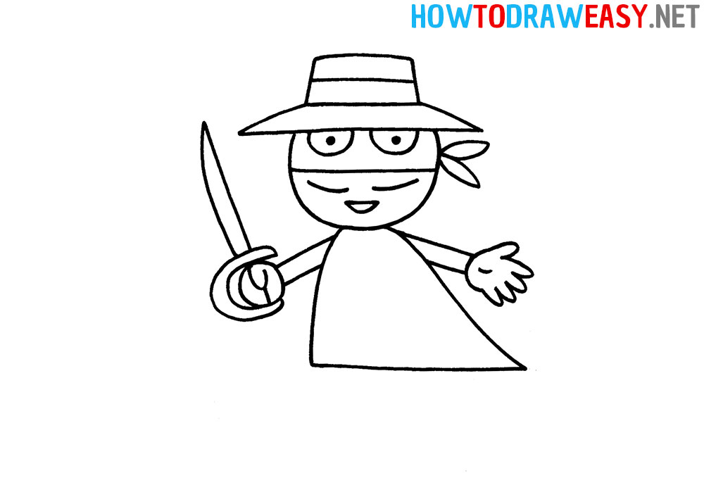 How to Draw Señor Zorro