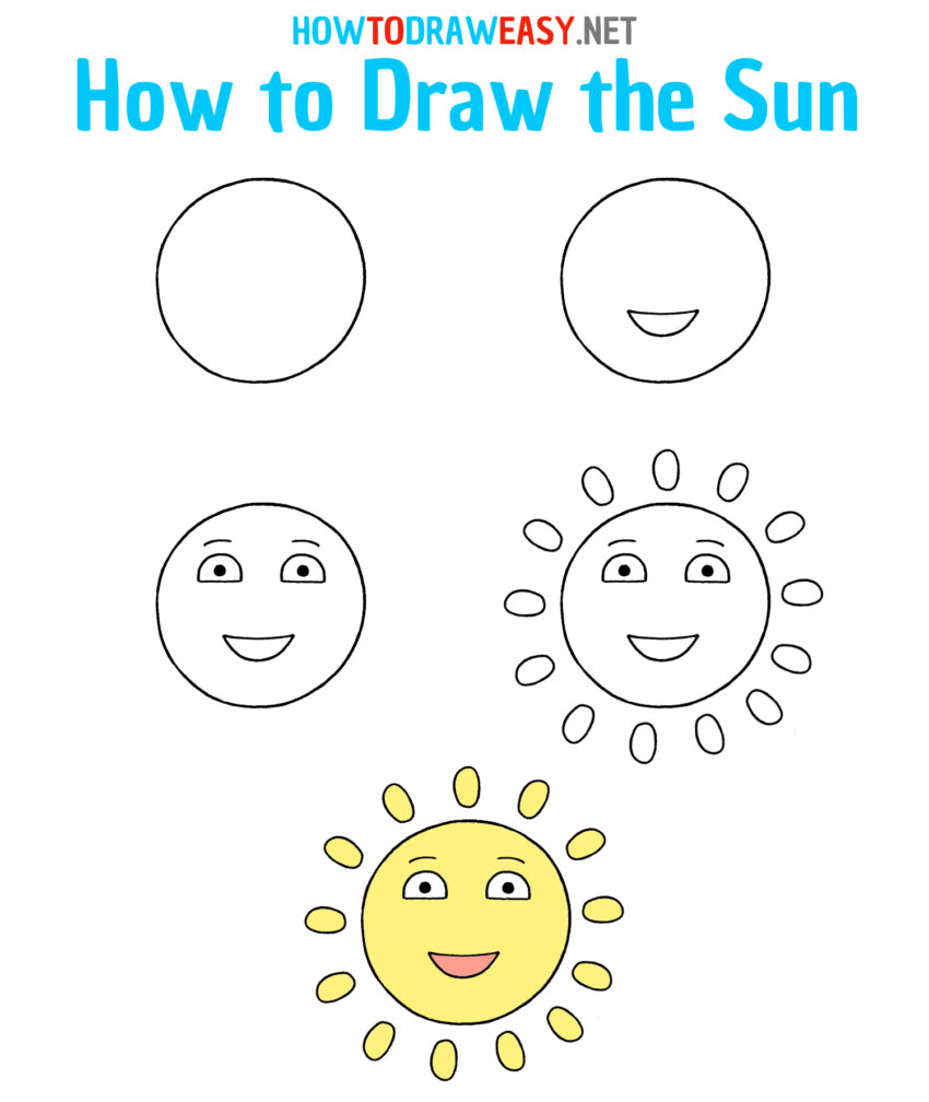 How to Draw the Sun for Kids How to Draw Easy