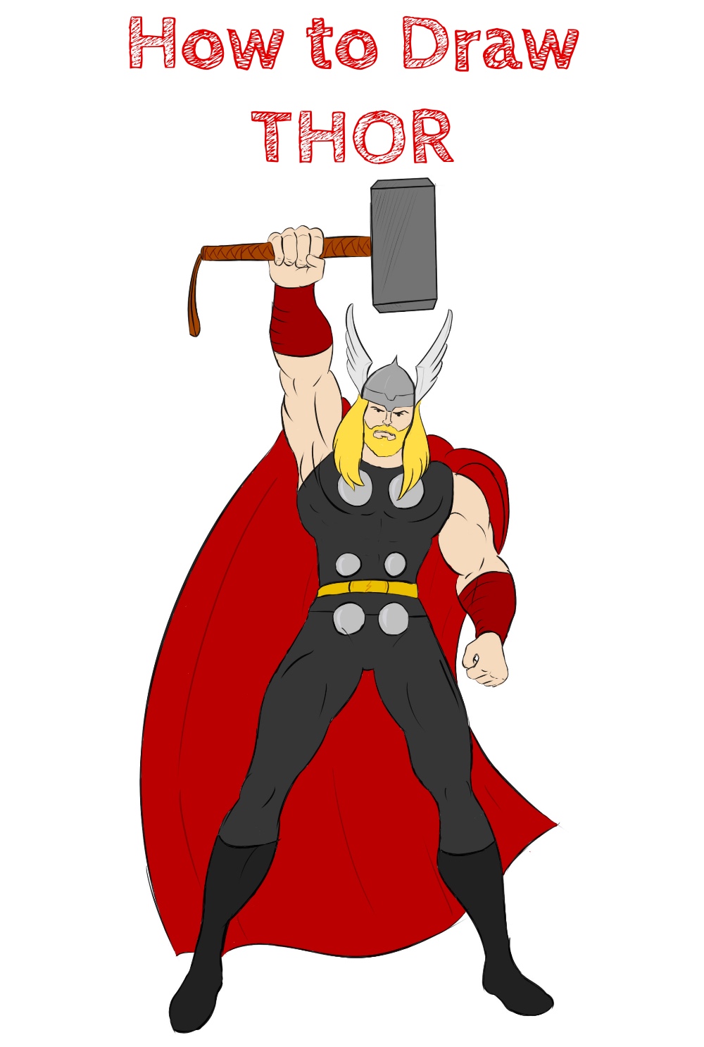 How to Draw Thor from Marvel