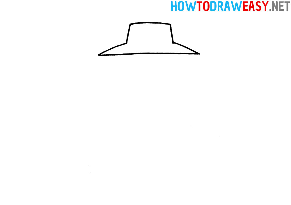 How to Draw Zorro Hat