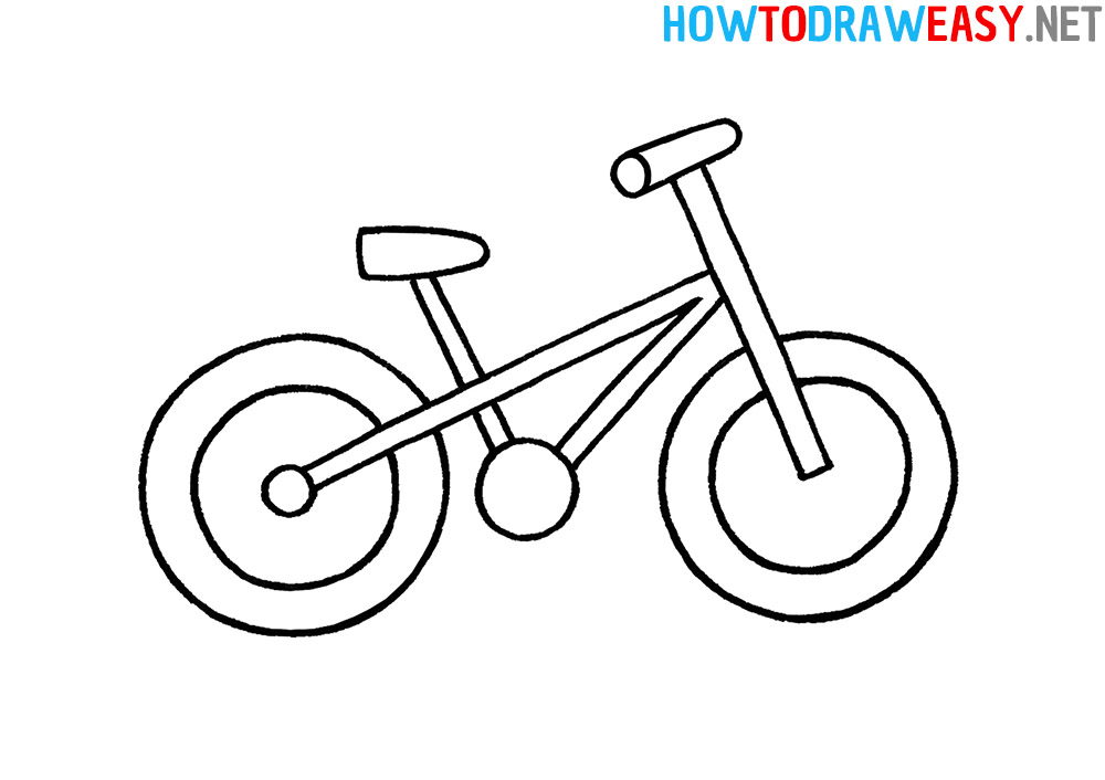 How to Draw a Bike for Beginners