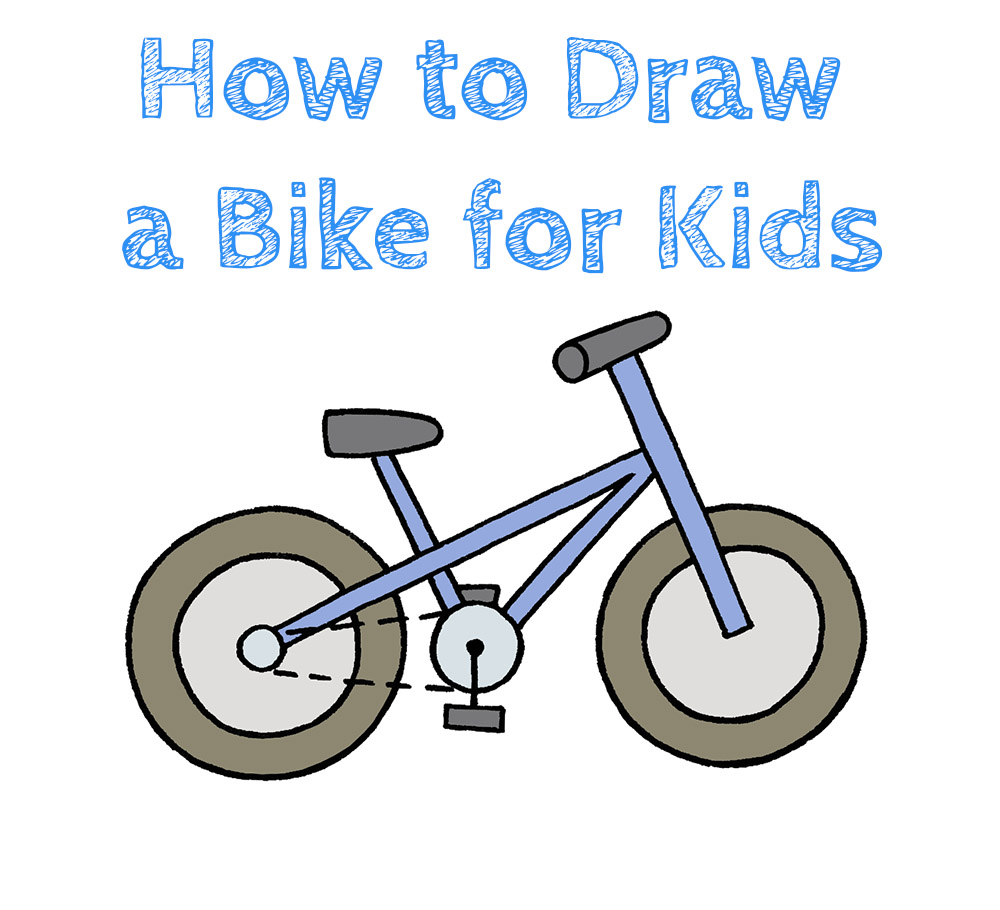 How to Draw a Bike for Kids