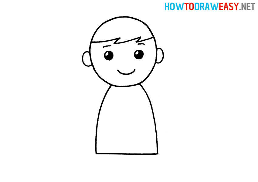 How to Draw a Boy Easy for Kids