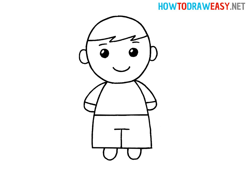 How to Draw a Boy Easy