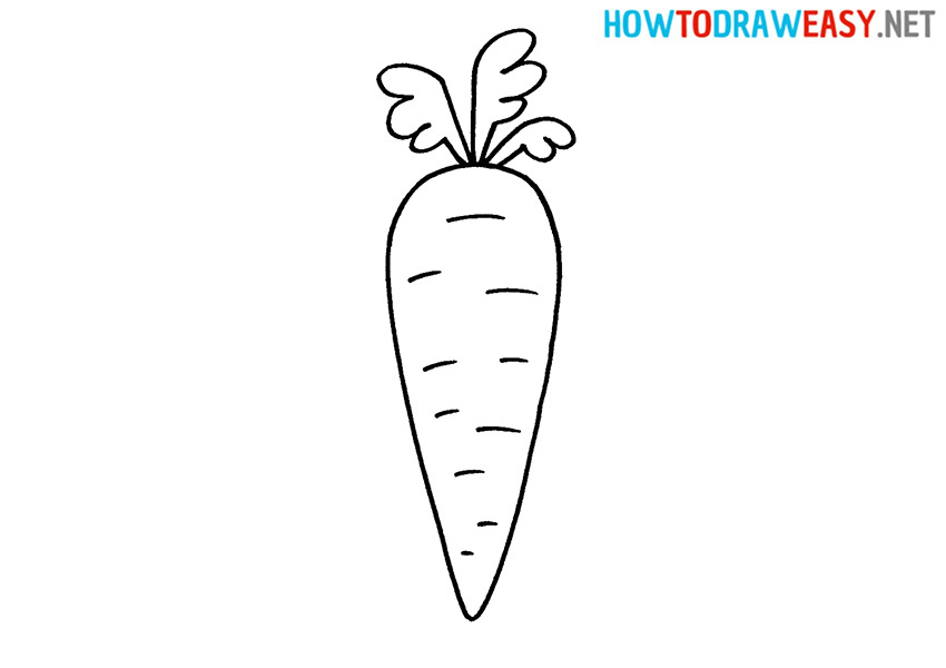 How to Draw a Carrot for Beginners
