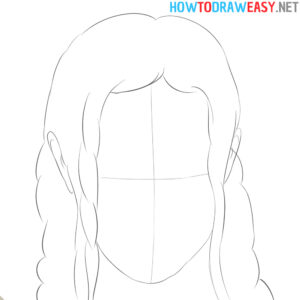 How to Draw a Girl's Face - How to Draw Easy