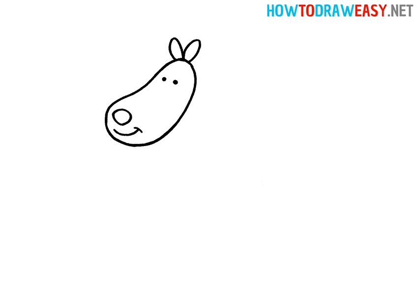 How to Draw a Kangaroo Head