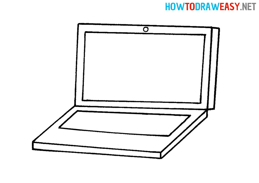 How to Draw a Laptop Computer