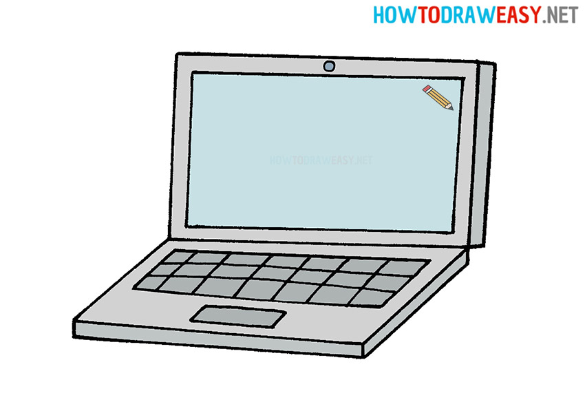 How to Draw a Laptop