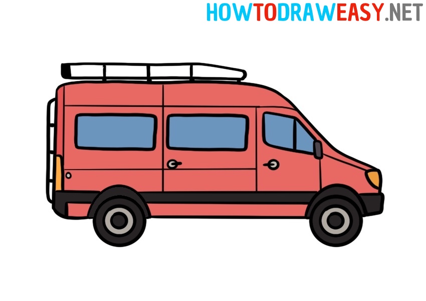 How to Draw a Minivan