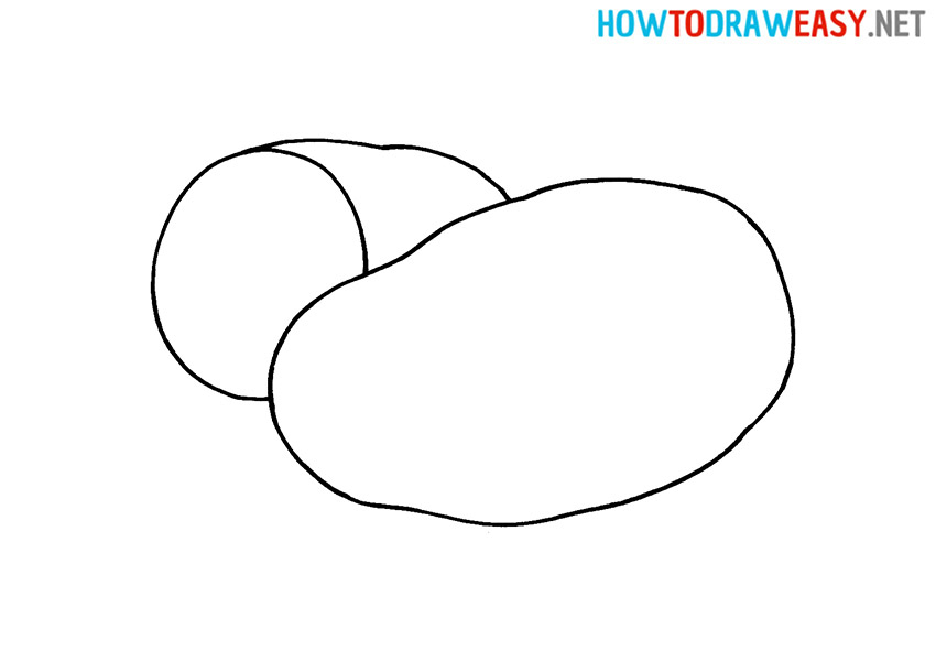 How to Draw a Potato for Kids Easy