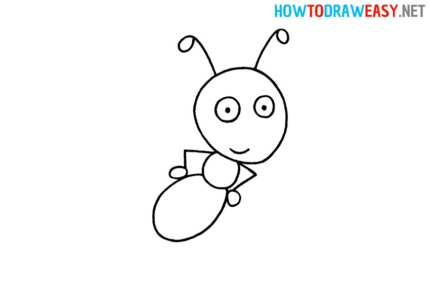 How to Draw a Simple Ant